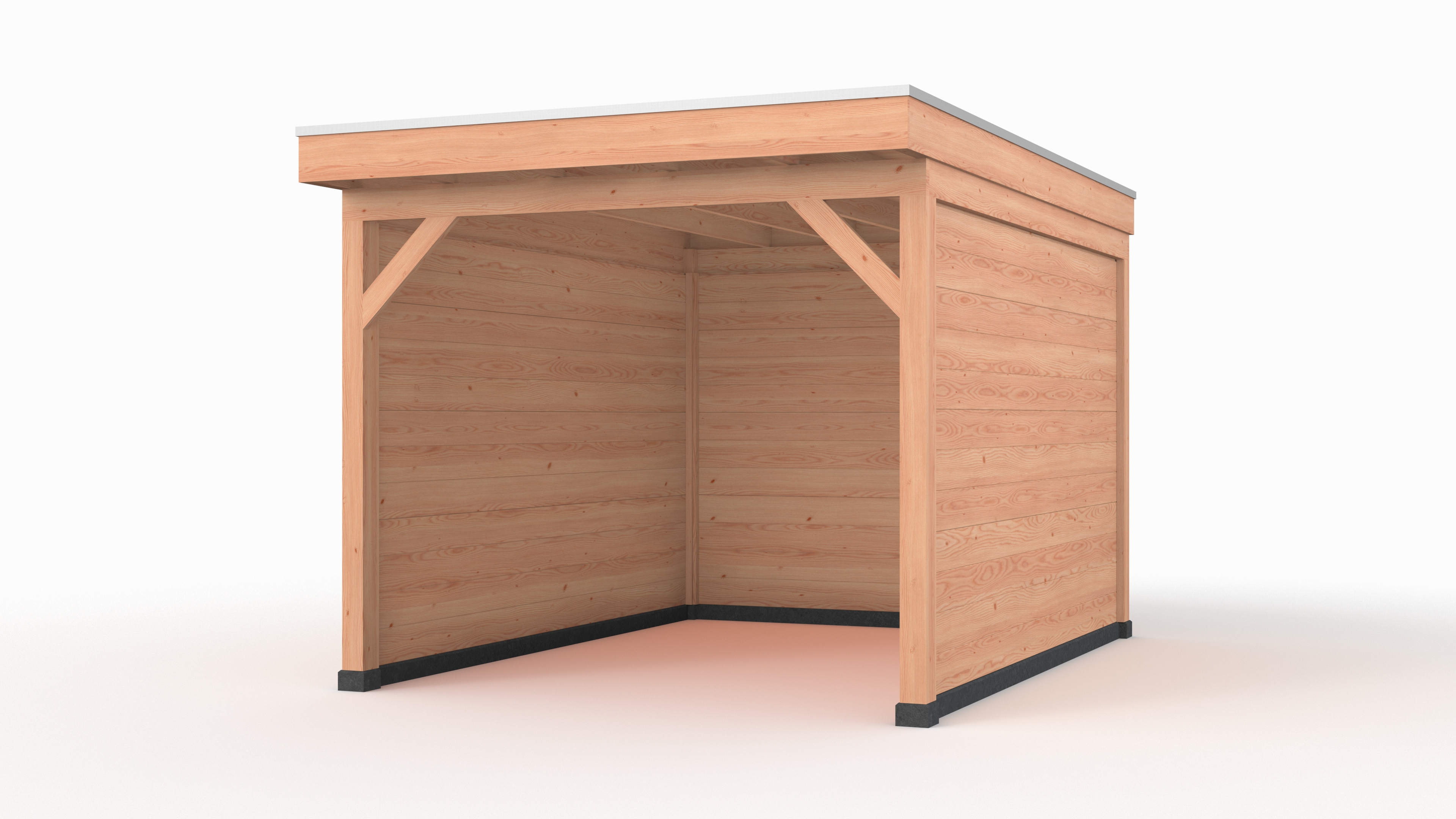 Douglas overkapping, 300 x 400, met achterwand en twee zijwanden, Westwood Comfort Plus - Afbeelding 5